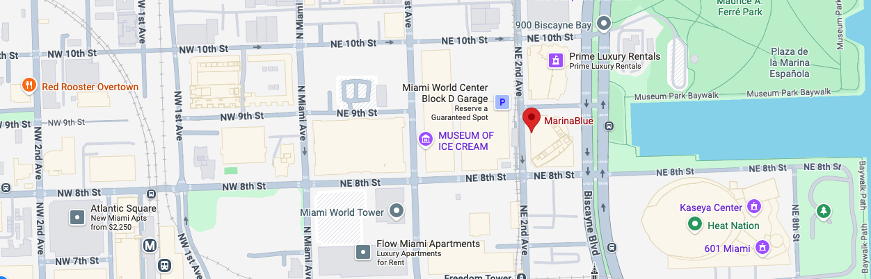 The Marina Blue  Map